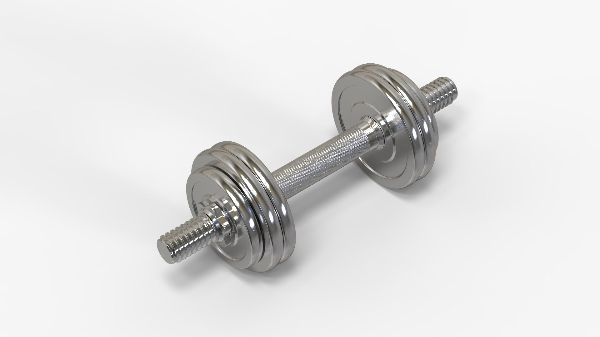 3D Model Small Dumbbell Bar - TurboSquid 1837182