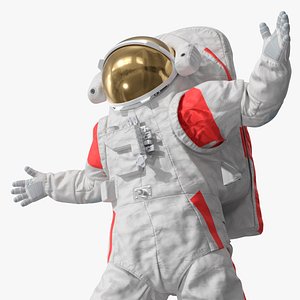 Chinese Moon Spacesuit Empty Rigged