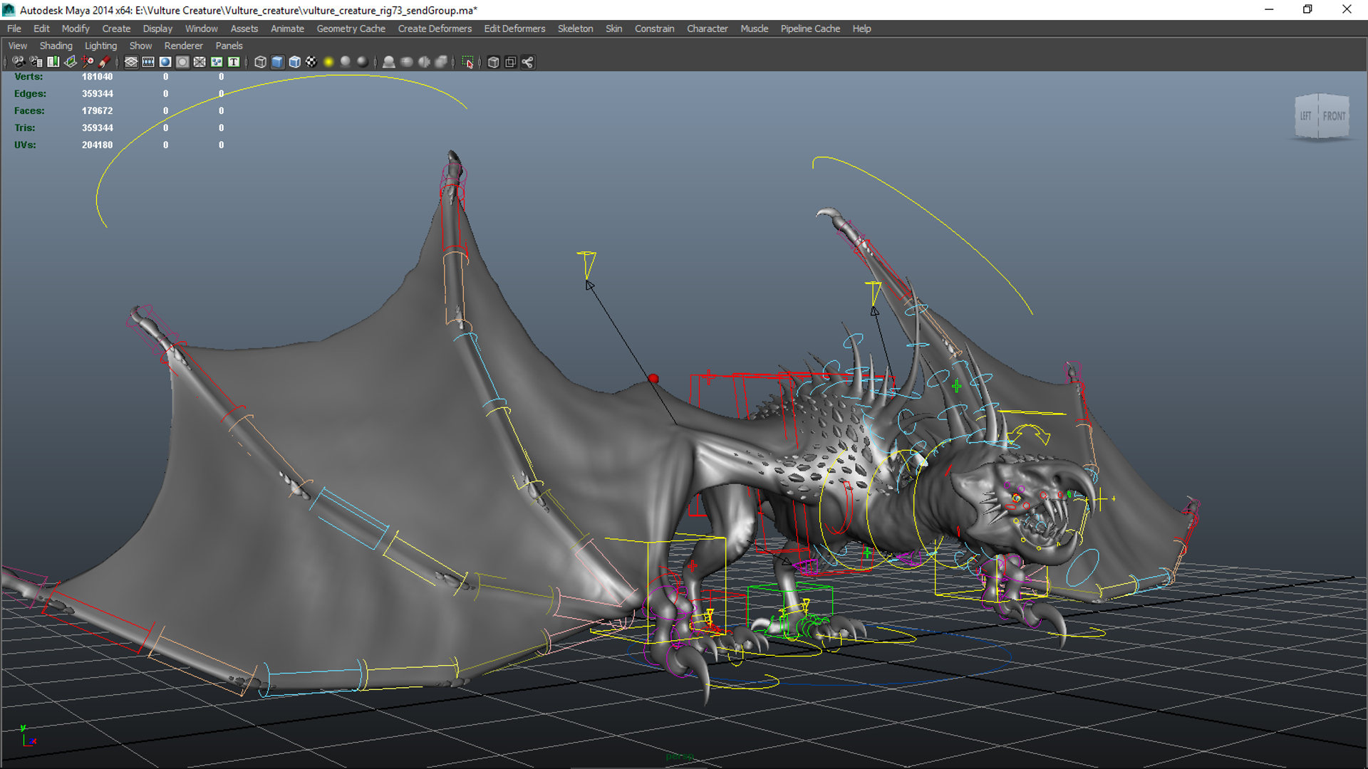 Rig studio license vulture 3D model - TurboSquid 1333546