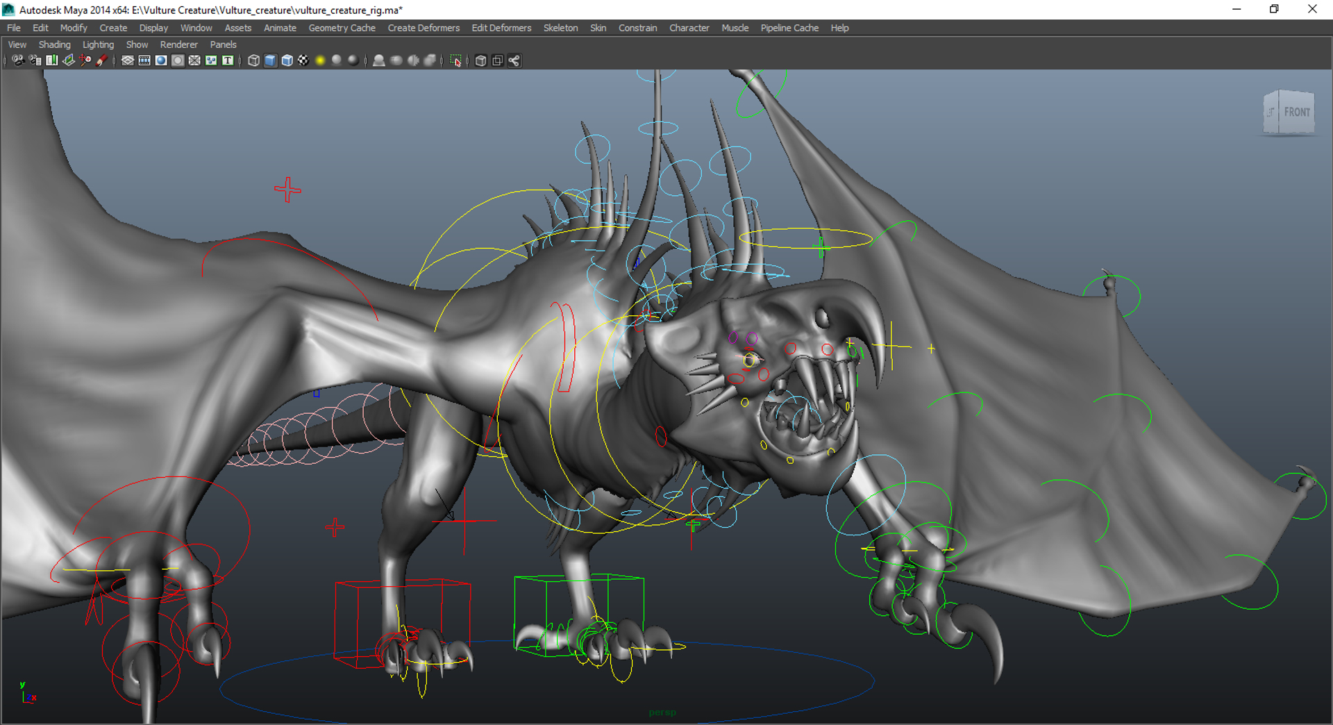 Rig studio license vulture 3D model - TurboSquid 1333546