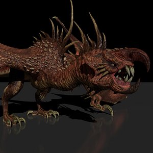 Vulture Dragon Maya rig