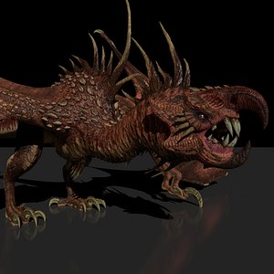 Vulture Dragon Maya rig