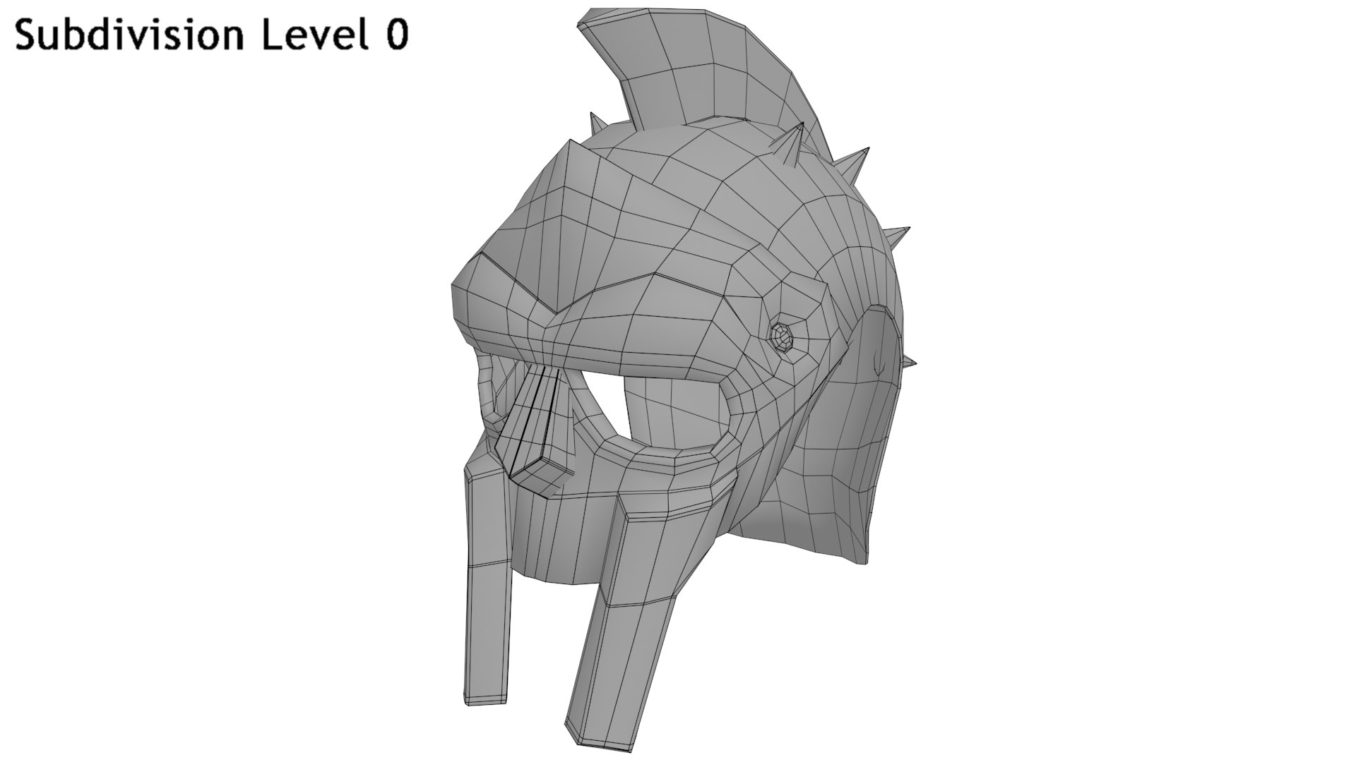 ancient gladiator helmet 3D model https://p.turbosquid.com/ts-thumb/9f/4tqNHl/RhduHEXs/wireframe1_subdiv0_b/png/1564286273/1920x1080/fit_q87/7bc2cbbb51630e0565938cb823e2110cb93312eb/wireframe1_subdiv0_b.jpg