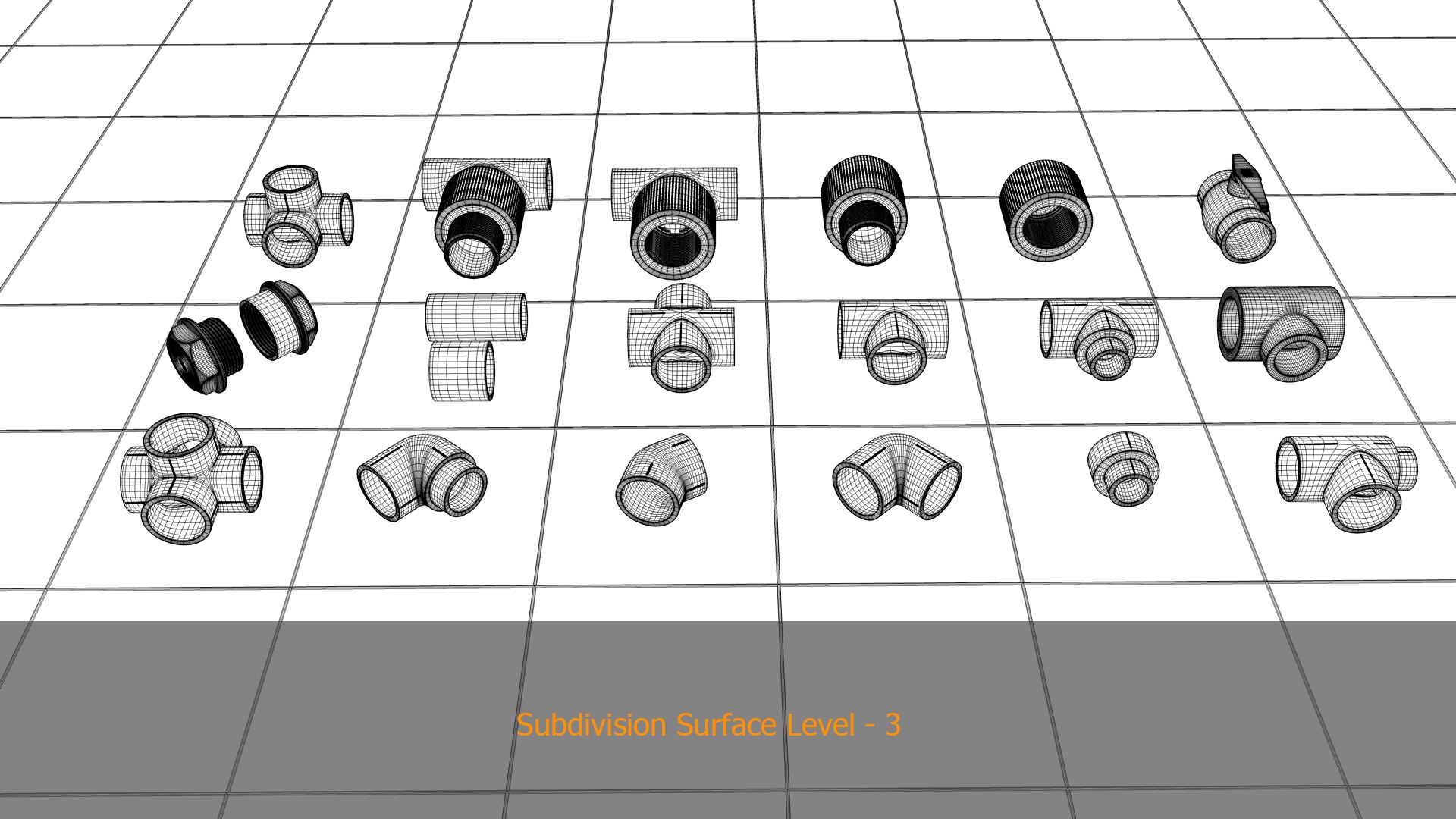 PVC Pipe Fittings 3D CAD Model Library GrabCAD, 40 OFF