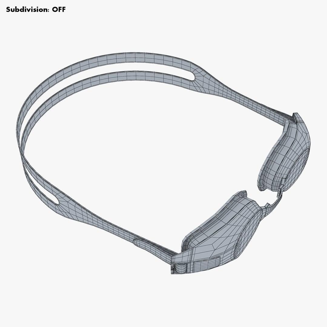 Swim Goggles v 1 3D model - TurboSquid 1824398