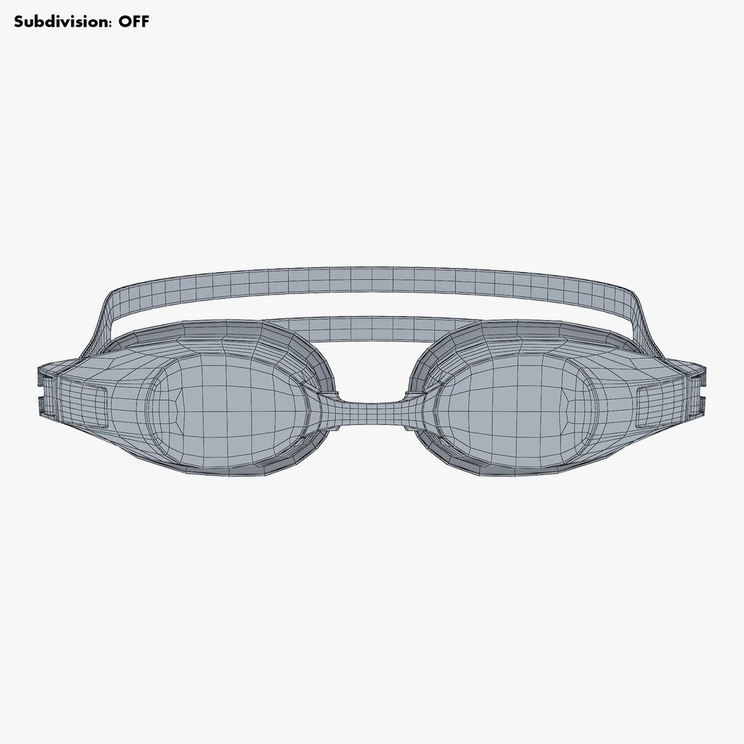 Swim Goggles v 1 3D model - TurboSquid 1824398