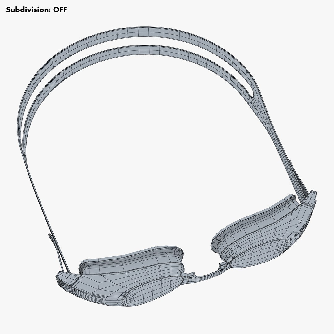 Swim Goggles v 1 3D model - TurboSquid 1824398