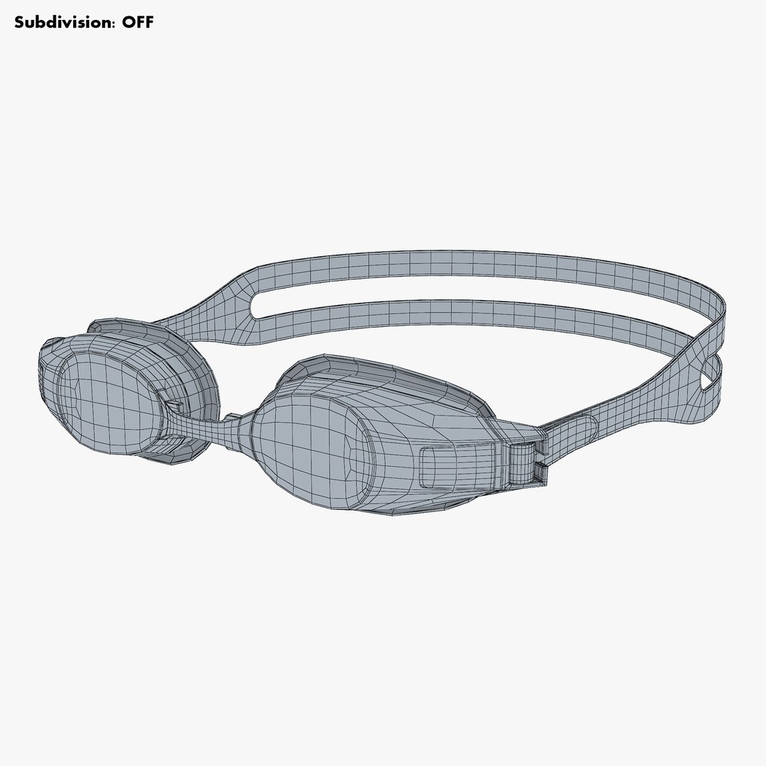 Swim Goggles v 1 3D model - TurboSquid 1824398