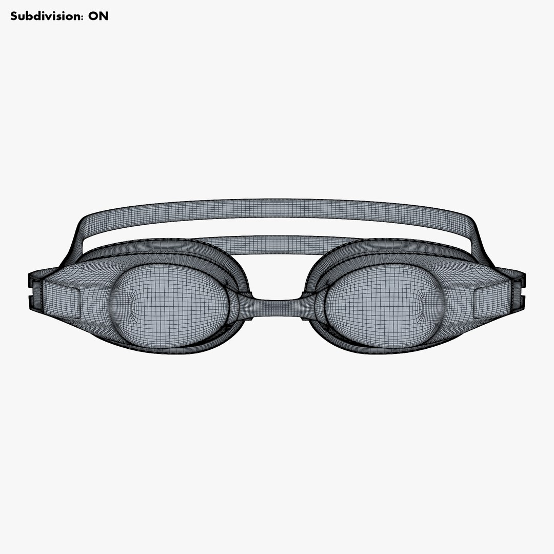 Swim Goggles v 1 3D model - TurboSquid 1824398