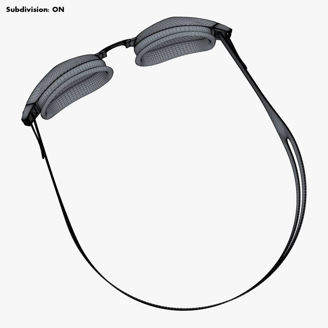 Swim Goggles v 1 3D model - TurboSquid 1824398