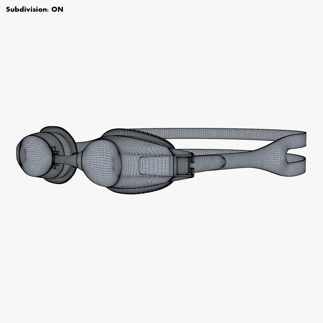 Swim Goggles v 1 3D model - TurboSquid 1824398