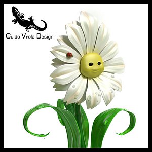 Cartoon Flower 3D Models for Download | TurboSquid