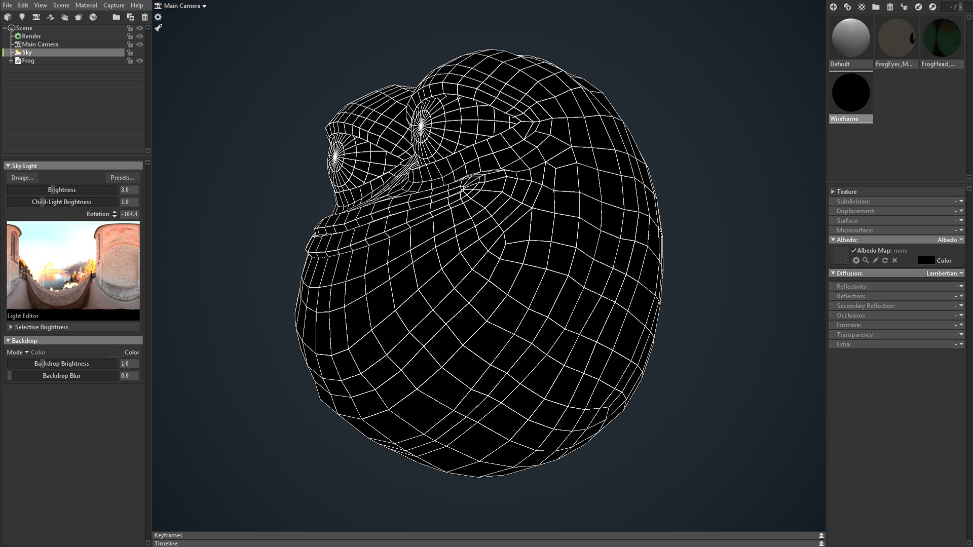 Pepe the frog head 3D model https://p.turbosquid.com/ts-thumb/9f/EdDQCc/3m/screenshot_marmoset_wireframe_1/png/1633671904/1920x1080/fit_q87/7ed5a086aee39fa1007408ffee772727ee95251f/screenshot_marmoset_wireframe_1.jpg