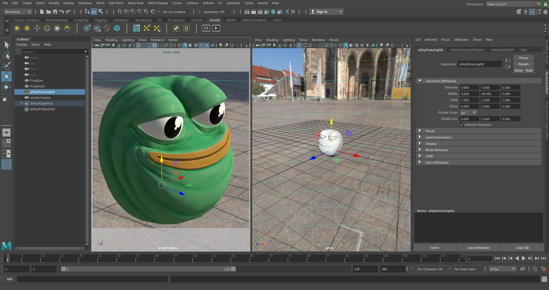Pepe the frog head 3D model https://p.turbosquid.com/ts-thumb/9f/EdDQCc/HR/screenshot_maya_1/png/1633671945/1920x1080/fit_q87/c77b8f6665b38a5a6dde6665086f8699ceb48975/screenshot_maya_1.jpg