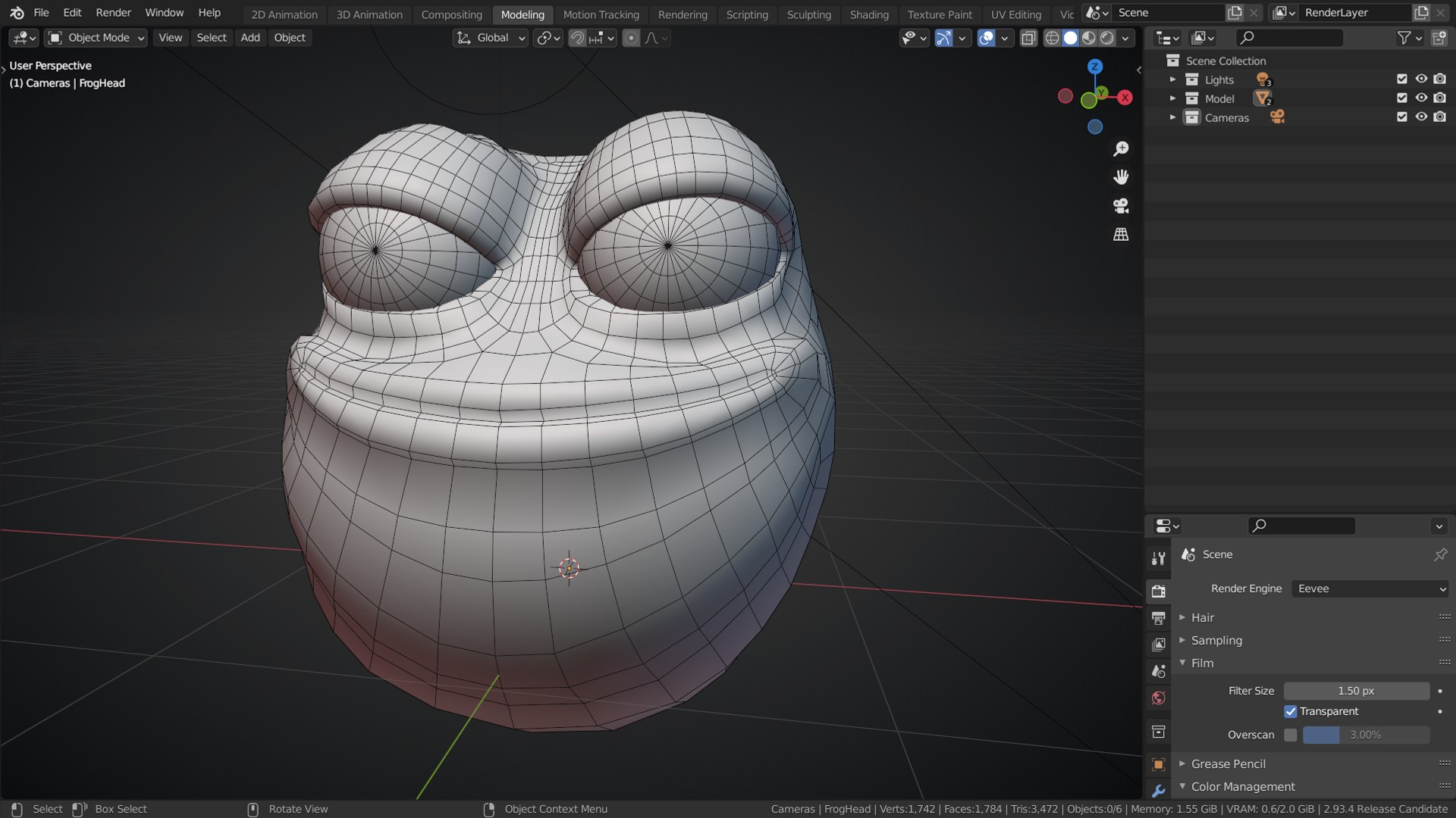 Pepe the frog head 3D model https://p.turbosquid.com/ts-thumb/9f/EdDQCc/U1/screenshot_blender_wireframe_0/png/1633671670/1920x1080/fit_q87/667662387a35b0cfa581f4096a3d5b60e82c6f18/screenshot_blender_wireframe_0.jpg