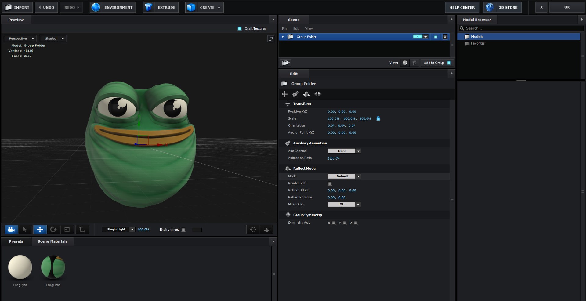 Pepe the frog head 3D model https://p.turbosquid.com/ts-thumb/9f/EdDQCc/nA/screenshot_aftereffects_1/png/1633672055/1920x1080/fit_q87/faeb6ca4bb2df389df85c50b771a4bba488b8eab/screenshot_aftereffects_1.jpg