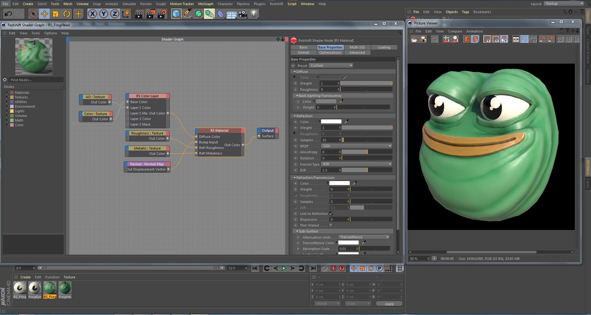 Pepe the frog head 3D model https://p.turbosquid.com/ts-thumb/9f/EdDQCc/or/screenshot_cinema4d_0/png/1633671734/1920x1080/fit_q87/d7d16e517012c0c072c04617bbd9aebbed550f29/screenshot_cinema4d_0.jpg