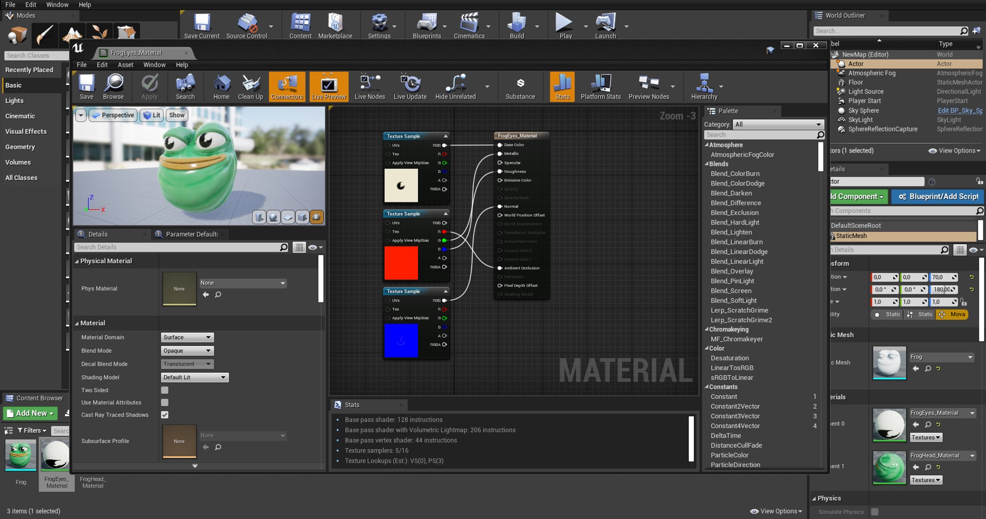 Pepe the frog head 3D model https://p.turbosquid.com/ts-thumb/9f/EdDQCc/w2/screenshot_ue4_0/png/1633672024/1920x1080/fit_q87/e4a1f2b8851f7680676e11cd62c329456e53be23/screenshot_ue4_0.jpg