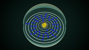 Caesium Chemical Element 3D model