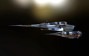 N1 Naboo Starfighter Mandalorian 3D model