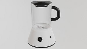 White kitchen blender 3D