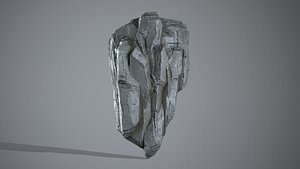 Free Modular Cliff Rock 3D model