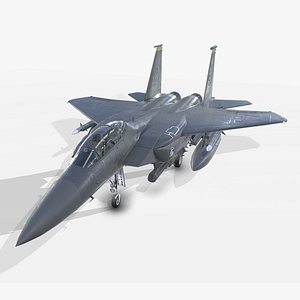 3D model douglas f-15e strike eagle