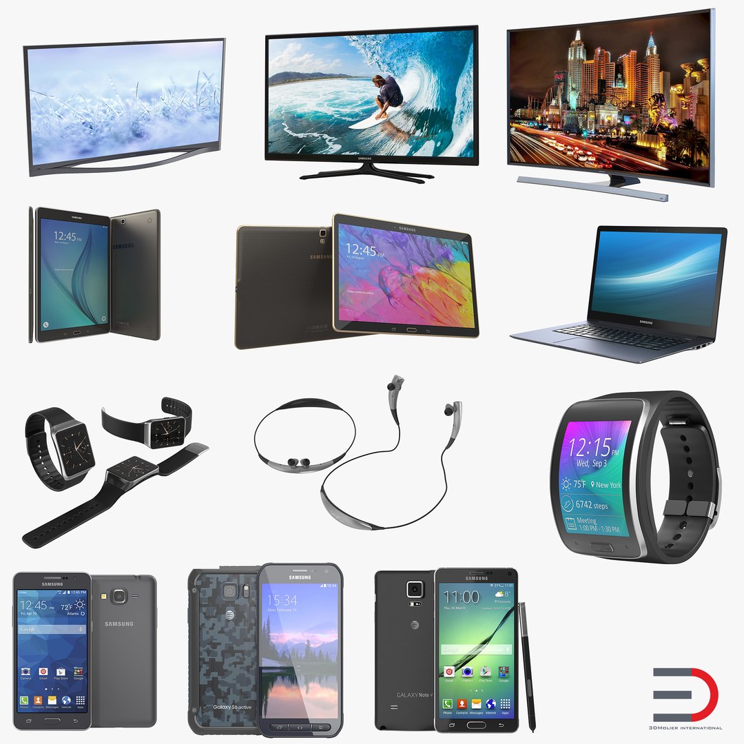 Samsung Electronics 3D Models Collection 3D model preview