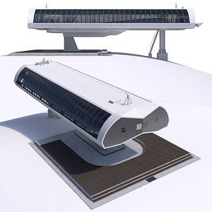 cableway d-line station 3D model