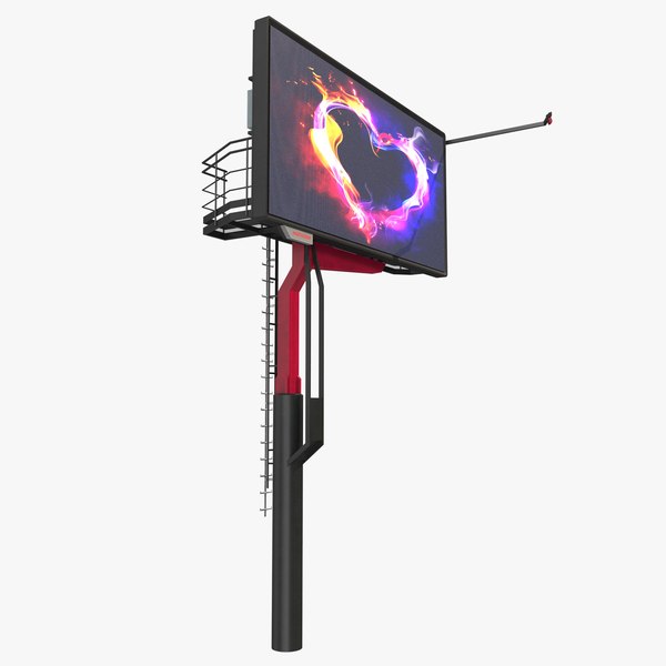 3D model Digital Billboard - 8