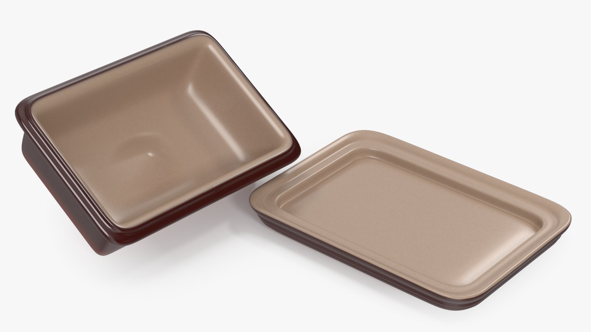 3D Butter Dish Le Creuset Red TurboSquid 2191842