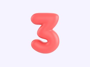 Number Three 3D