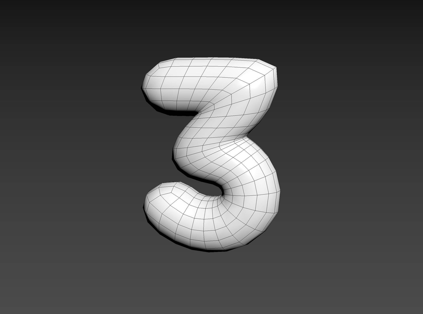 Number Three 3D - TurboSquid 2305143