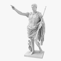 Plaster Caesar Augustus Model