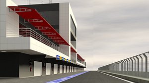 Pit stop building