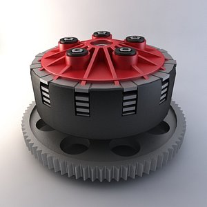 ducati motorcycle clutch 3d model