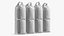Industrial Polypropylene Sacks 10-Pack for Granular Material White