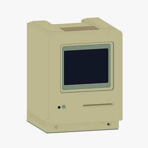 3D model Retro Personal Computer monitor toy