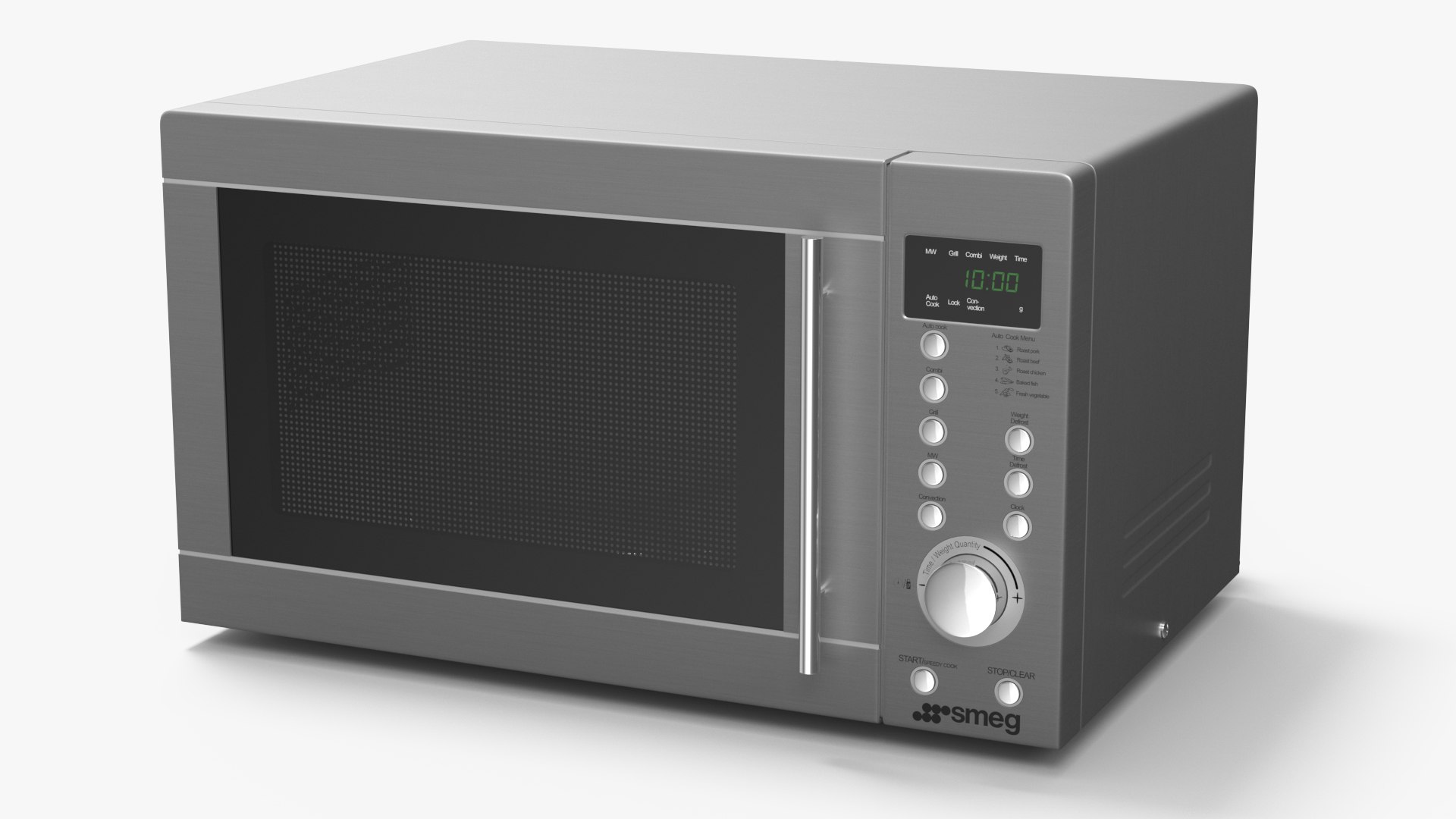 Smeg Microwave Oven 3D model preview