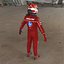 3D Red Team F1 Racing Driver 2025 2 in 1 model