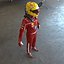 3D Red Team F1 Racing Driver 2025 2 in 1 model
