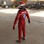 3D Red Team F1 Racing Driver 2025 2 in 1 model