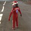 3D Red Team F1 Racing Driver 2025 2 in 1 model