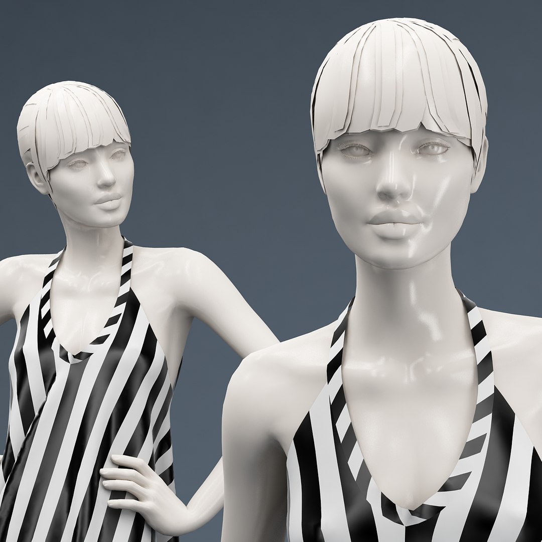 Dress Mannequin 3d Model