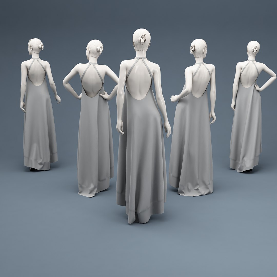 Dress Mannequin 3d Model