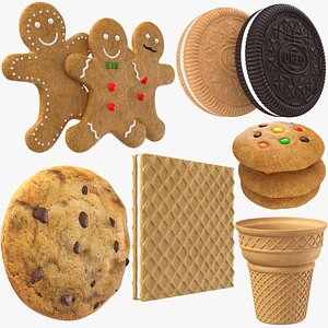 Cookies And Biscuits Collection 3D