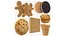 Colección de galletas y bizcochos