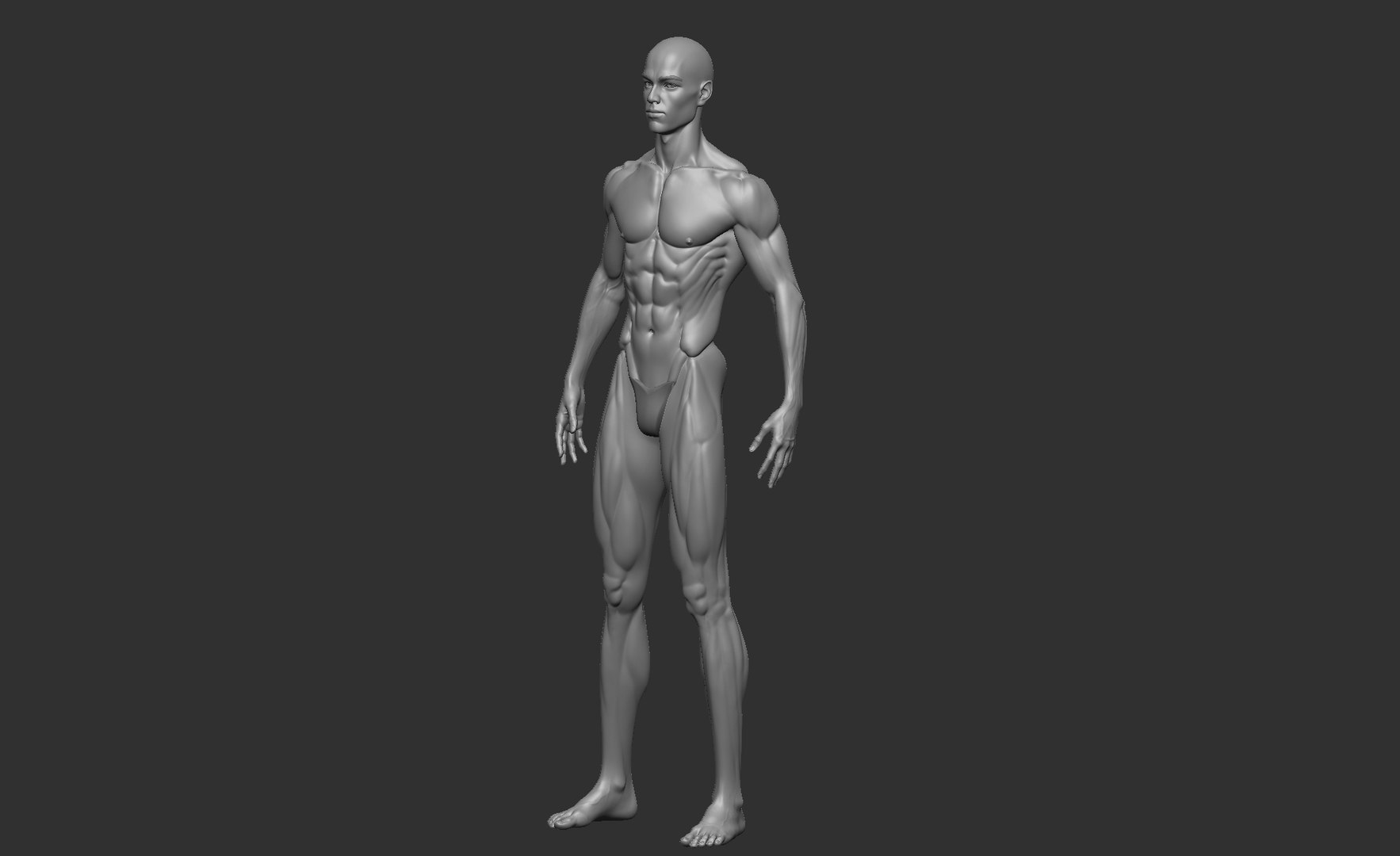 Bodybuilder Man Sculpture 3D - TurboSquid 2325746