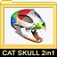 Cat skulls 2 in 1