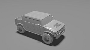 3D model HUMMER CAR